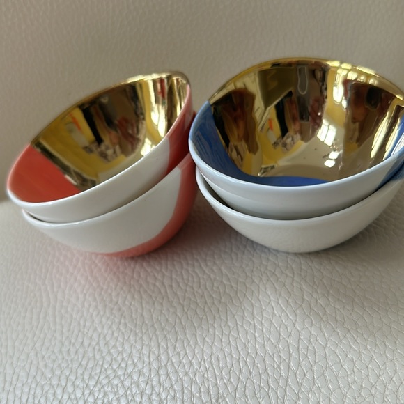 ALl THREE!! Anthro BOWLS NWT Tomatoa Anthropologie Collection 2 pink & 1 blue - Picture 5 of 6